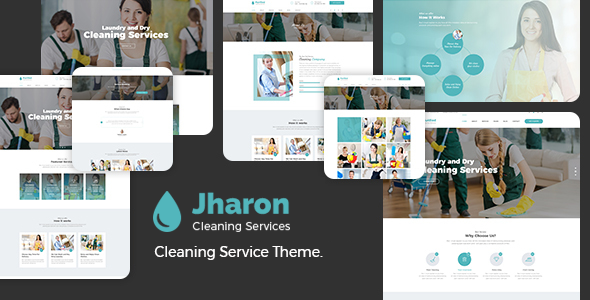 Jharon – Cleaning Service WordPress Theme + RTL