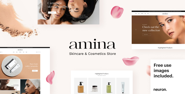 Amina – Beauty and Skincare WordPress & WooCommerce Theme
