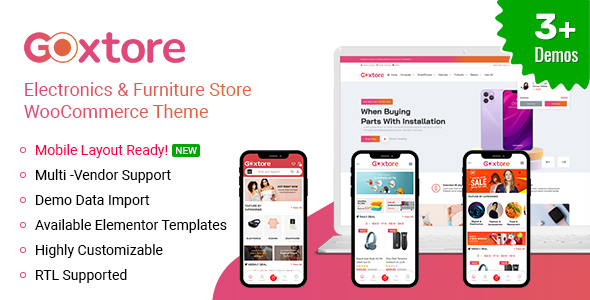GOxtore – Multipurpose WooCommerce Theme