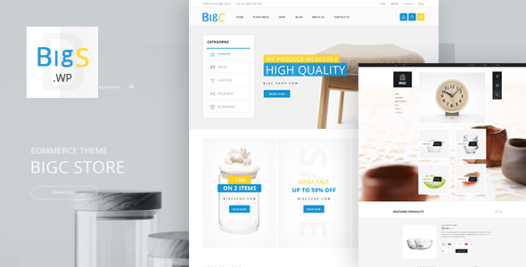 Big Shop – Furniture RTL Responsive WooCommerce WordPress Theme