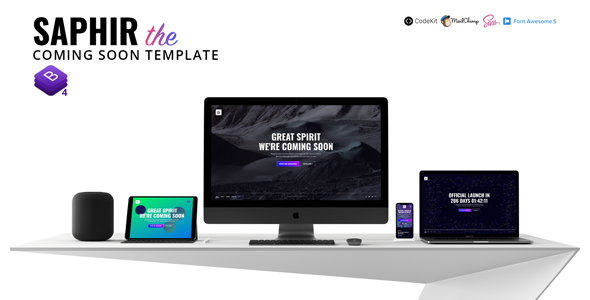 SAPHIR – The Coming Soon Template