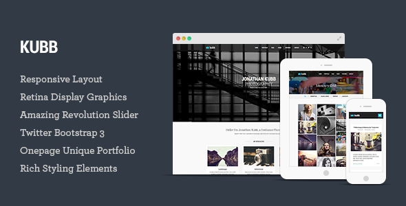 Kubb – Photography Template for Photographers