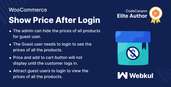 WooCommerce Show Price After Login Plugin