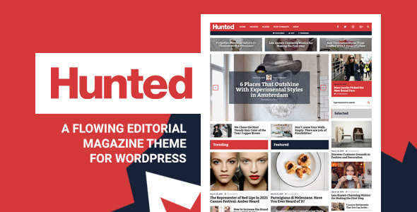 Hunted – Editorial Magazine WordPress Theme