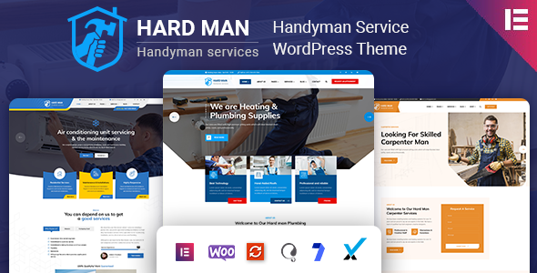 Hardman – Handyman & Plumber WordPress Theme