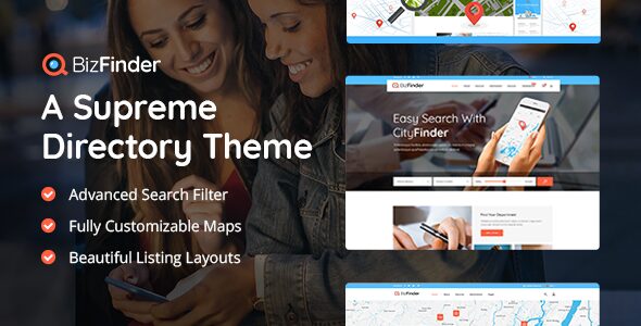 BizFinder – Business Directory WordPress Theme