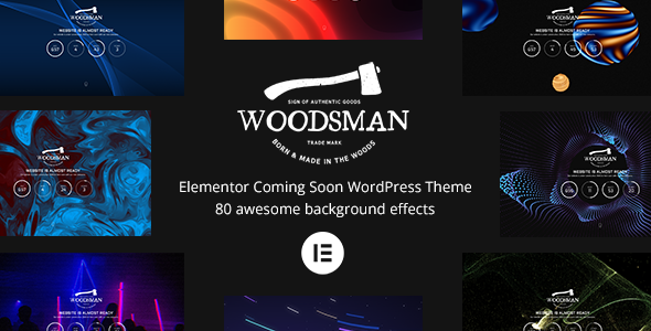 Woodsman – Elementor Coming Soon WordPress Theme