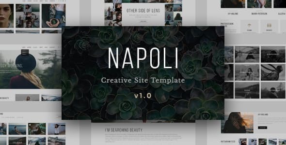 Napoli – Modern Photography  Responsive HTML Template