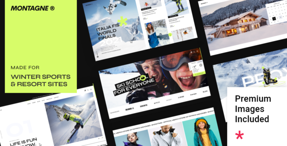 Montagne – Winter Sports & Ski Resort WordPress Theme