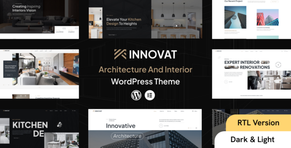 Innovat – Architecture & Interior WordPress Theme + RTL