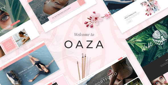 Oaza – Elegant Spa and Wellness WordPress Theme