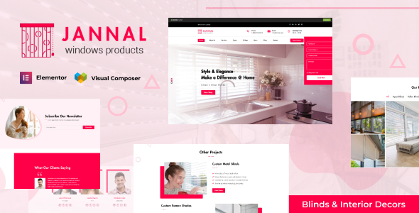 Jannal – Curtains & Doors WordPress Theme