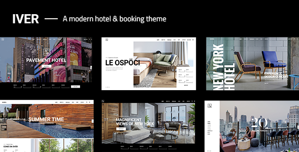 Iver – Modern Hotel WordPress Theme