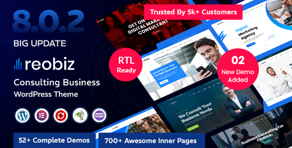 Reobiz – Consulting Business WordPress Theme