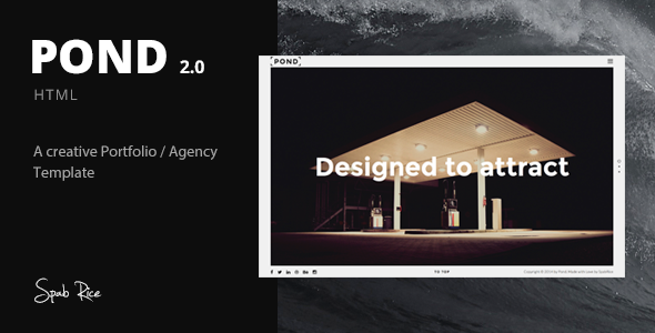 Pond – Creative Portfolio / Agency Template