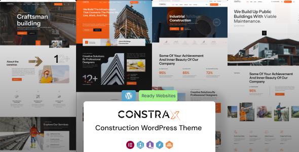Constrax – Construction & industrial WordPress Elementor Theme