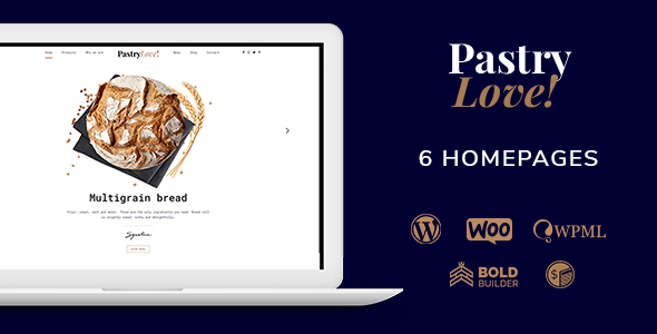 Pastry Love – Bakery & Cake Shop WordPress Theme