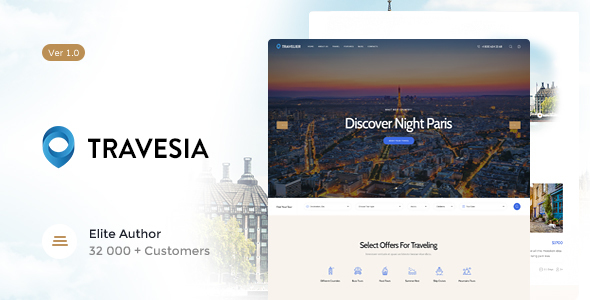 Travesia – Travel Agency and Tour Booking WordPress Theme