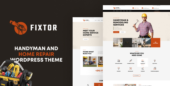 Fixtor – Handyman & Home Repair WordPress Theme