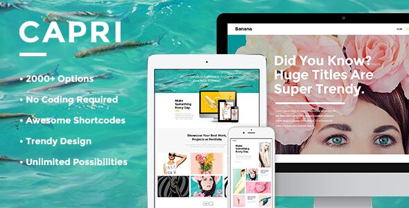 Capri – Creative Portfolio WordPress Theme