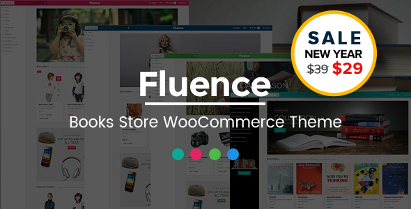 Fluence – Books Store Multipurpose Responsive WooCommerce WordPress Theme