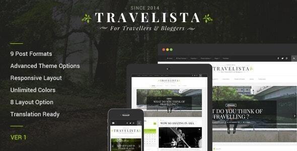 Travelista – WordPress Blog Theme