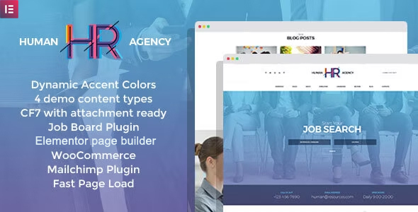 HR Human Consult – Searching & Recruiting WordPress Theme