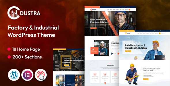 Dustra – Factory & Industrial WordPress Theme