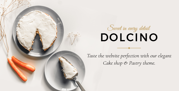 Dolcino – Pastry and Cake Shop WordPress Theme