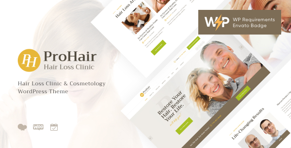 ProHair – Hair Loss & Transplantation Clinic WordPress Theme