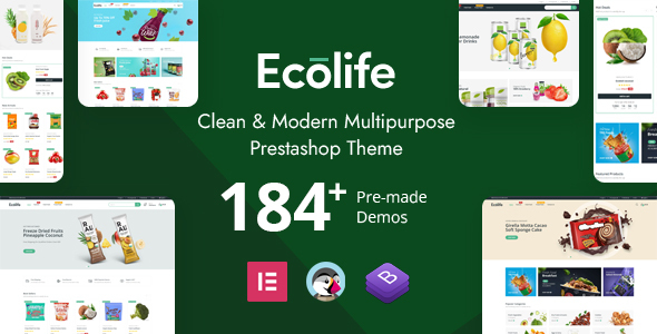 Ecolife Elementor – Multipurpose Prestashop 8.x, 9.x Theme