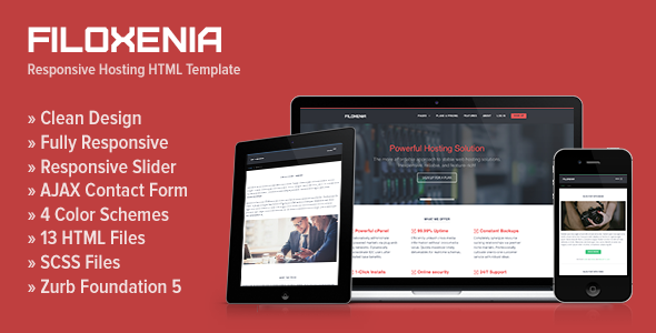 Filoxenia – Responsive Hosting HTML Template