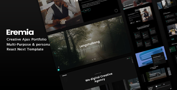 Eremia – Next js Creative Portfolio Template