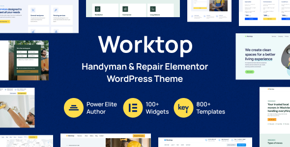 Worktop – Handyman & Repair Elementor WordPress Theme