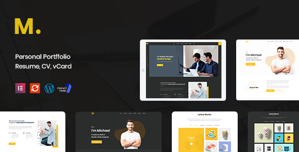 Mak – Personal Portfolio & Resume WordPress Theme
