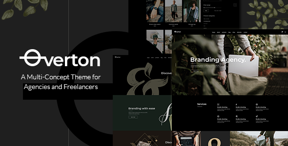 Overton – Creative WordPress Theme for Agencies and Freelancers