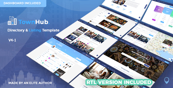 Townhub – Directory Listing Template