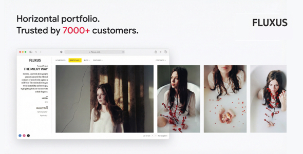 Fluxus – Horizontal Portfolio Theme