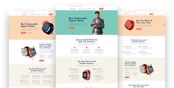 Emexso – Product Landing Page