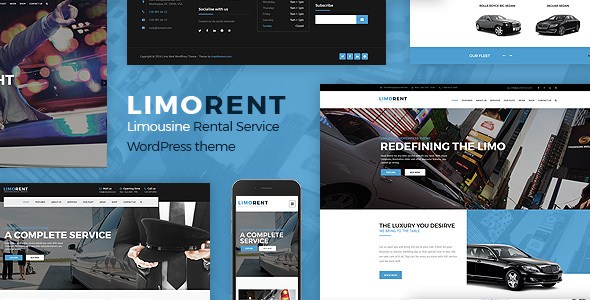 Limo Rent – Limousine and Car Rent WordPress Theme
