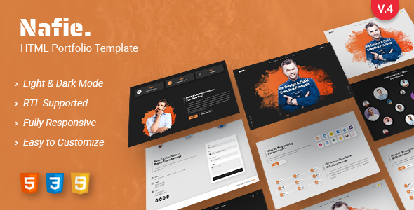 Nafie – HTML Portfolio Template