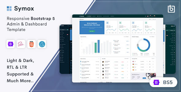 Symox – Admin & Dashboard Template