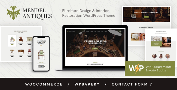Mendel – Furniture, Furnishing, Interior Design WordPress Theme