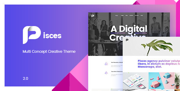 Pisces – Multi Concept Creative WordPress Theme