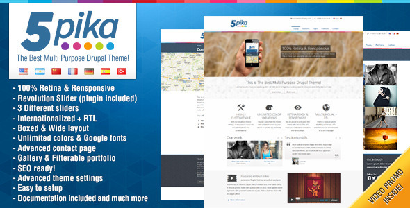 5pika – Drupal Theme
