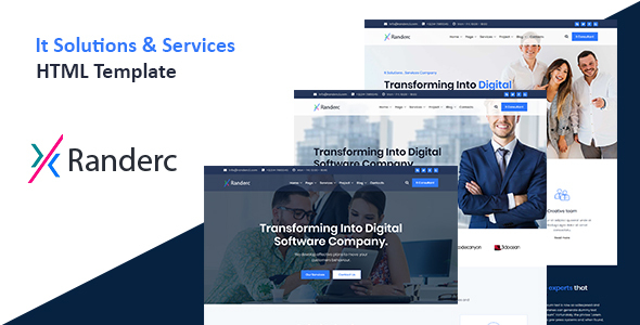 Randerc – It solutions and services company HTML template