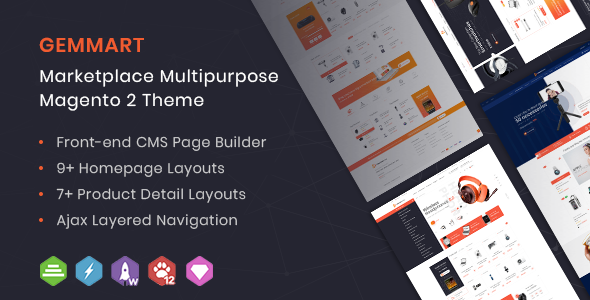 GemMart – Marketplace Multipurpose Magento 2 Theme