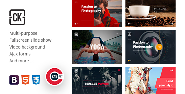CK – Coming Soon Creative HTML Multipurpose Template