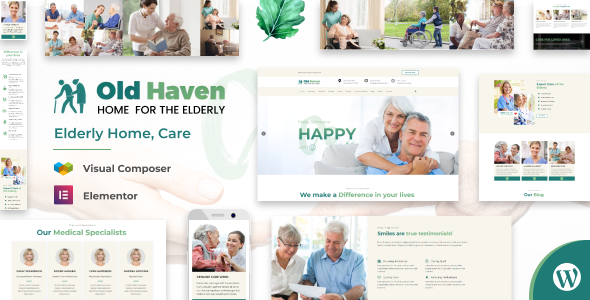 Old Haven – Elderly Home, Senior Care WordPress Theme
