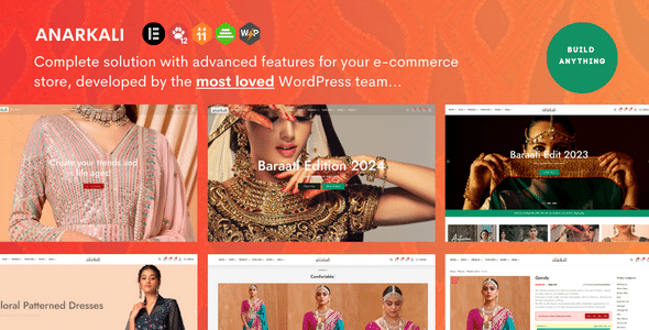 Anarkali – Fashion Shop WooCommerce Elementor Theme